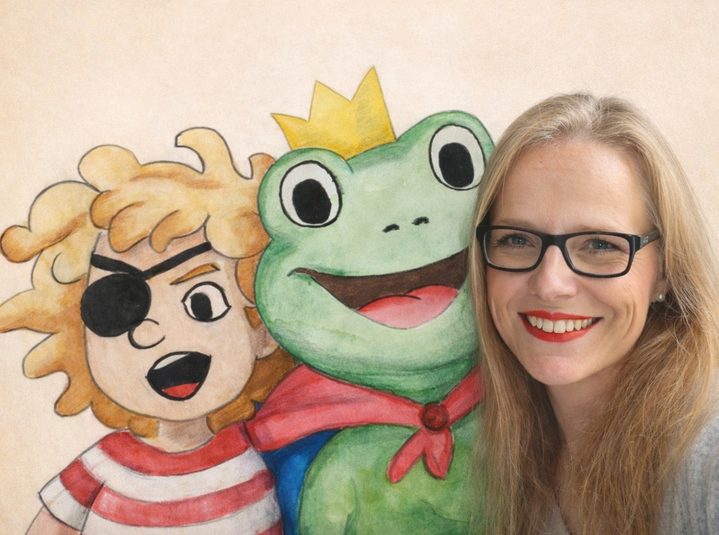 Sylvia Ludwig mit Franz und Mimi
